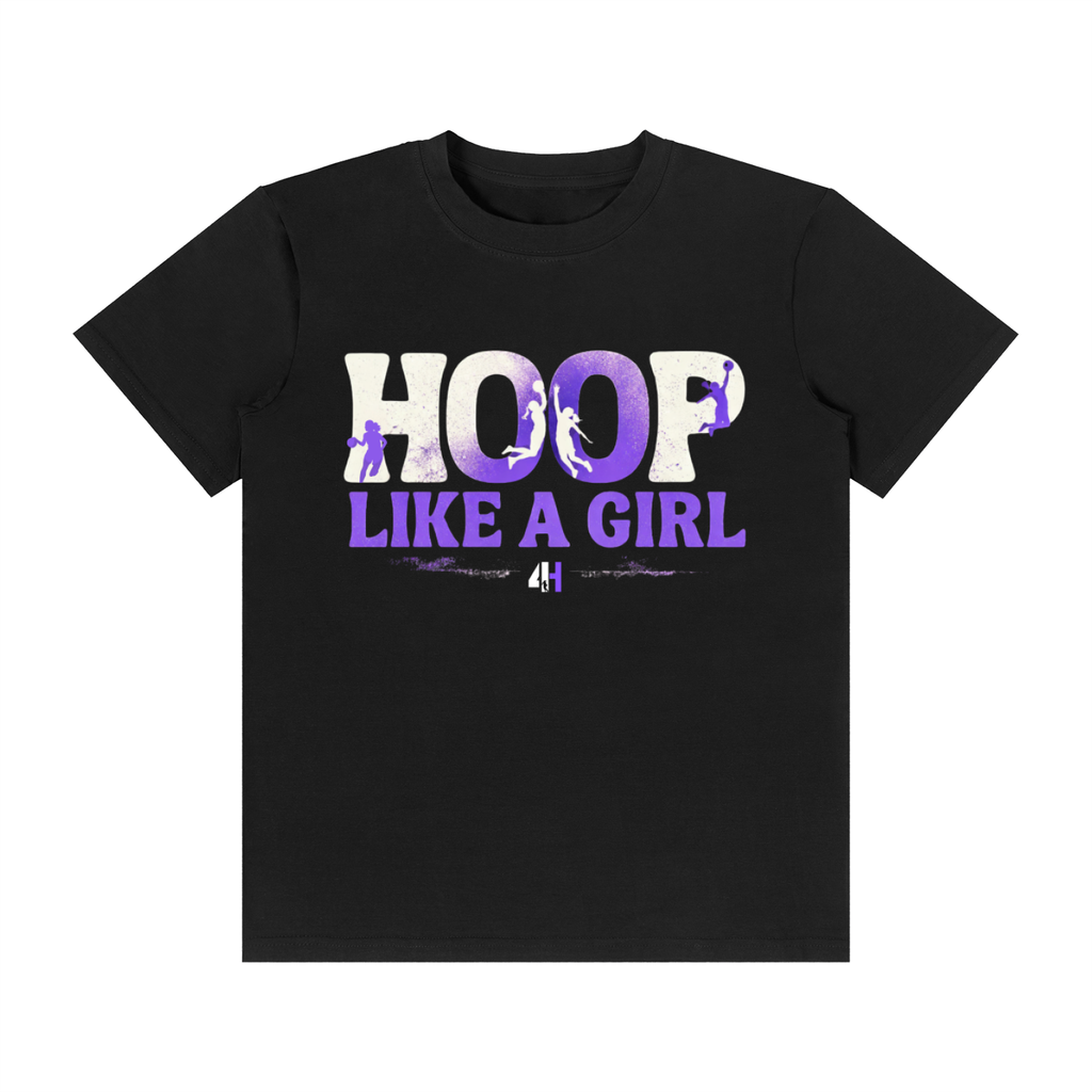 HOOP LIKE A GIRL – STATEMENT TEE